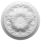 Rosace de plafond décorative en polyuréthane — Ø 512 mm (réf. ARK-ROS019)