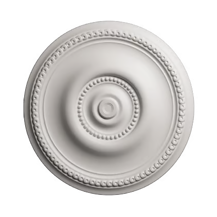 Rosace de plafond décorative en polyuréthane — Ø 520 mm (réf. ARK-ROS017)