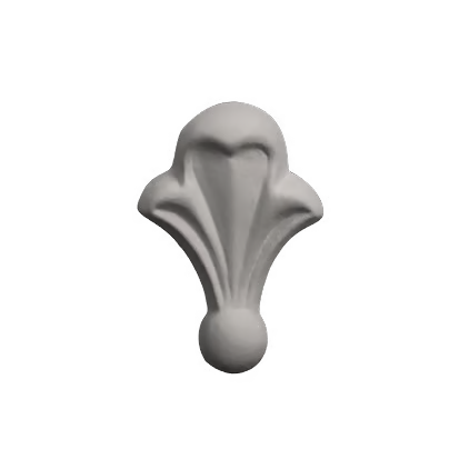 Applique murale décorative en polyuréthane (réf. ARK-APP003)