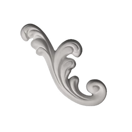 Applique murale décorative en polyuréthane (réf. ARK-APP004)