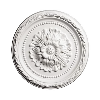 Rosace de plafond décorative en polyuréthane — Ø 293 mm (réf. ARK-ROS006)