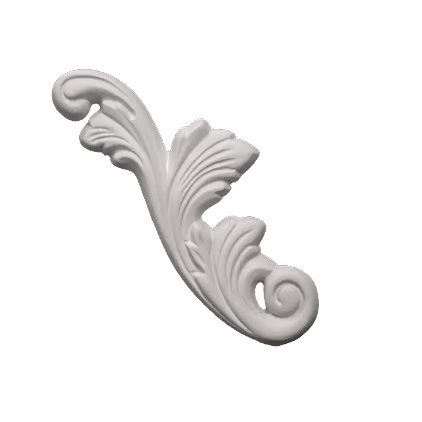 Applique murale décorative en polyuréthane (réf. ARK-APP005)