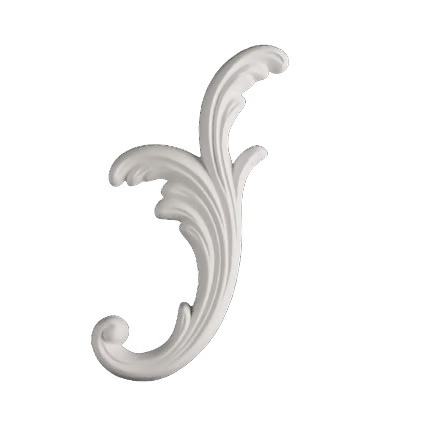 Applique murale décorative en polyuréthane (réf. ARK-APP010)