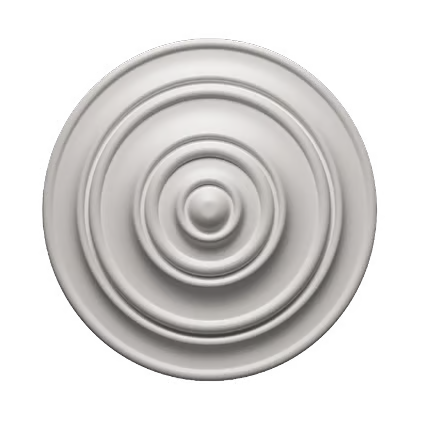 Rosace de plafond décorative en polyuréthane — Ø 340 mm (réf. ARK-ROS007)
