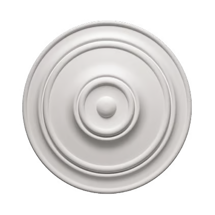 Rosace de plafond décorative en polyuréthane — Ø 555 mm (réf. ARK-ROS027)