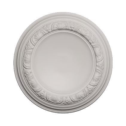 Rosace de plafond décorative en polyuréthane — Ø 320 mm (réf. ARK-ROS008)