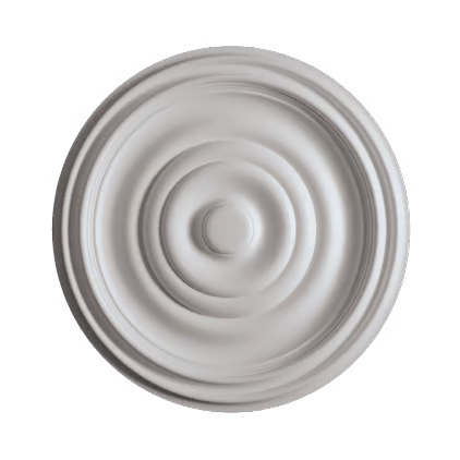 Rosace de plafond décorative en polyuréthane — Ø 485 mm (réf. ARK-ROS023)