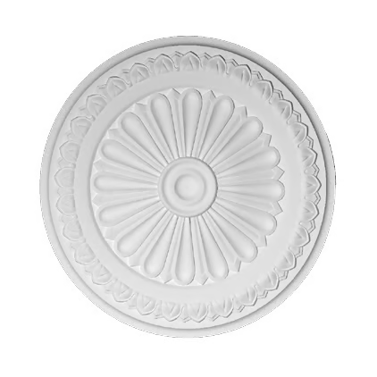 Rosace de plafond décorative en polyuréthane — Ø 330 mm (réf. ARK-ROS012)