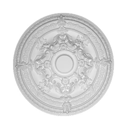 Rosace de plafond décorative en polyuréthane — Ø 659 mm (réf. ARK-ROS025)