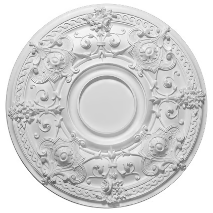 Rosace de plafond décorative en polyuréthane — Ø 707 mm (réf. ARK-ROS028)