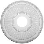 Rosace de plafond décorative en polyuréthane — Ø 404 mm (réf. ARK-ROS013)