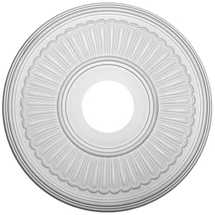 Rosace de plafond décorative en polyuréthane — Ø 404 mm (réf. ARK-ROS013)