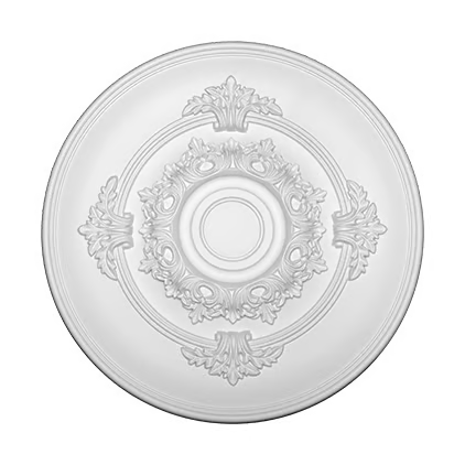 Rosace de plafond décorative en polyuréthane — Ø 346 mm (réf. ARK-ROS005)