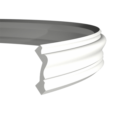 Corniche flexible en polyuréthane — 200 × 55 × 64 mm (réf. ARK-COR092)