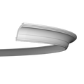 Corniche flexible en polyuréthane — 200 × 69 × 68 mm (réf. ARK-COR071)