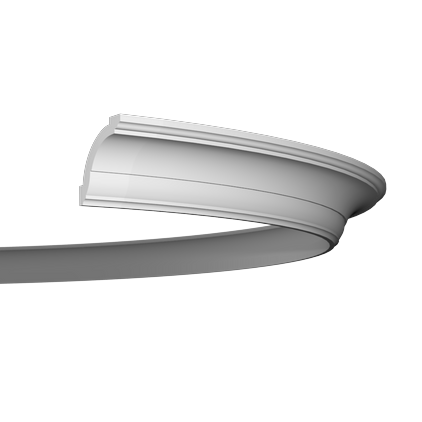 Corniche flexible en polyuréthane — 200 × 69 × 68 mm (réf. ARK-COR071)