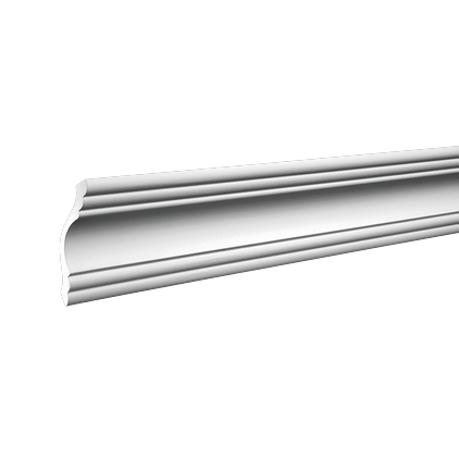 Corniche de plafond décorative en polyuréthane — 200 × 75 × 75 mm (réf. ARK-COR280)