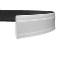 Plinthe décorative en polyuréthane flexible — hauteur 150 mm (réf. ARK-PLI056)