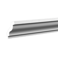 Corniche de plafond décorative en polymère — 200 × 50 × 50 mm (réf. ARK-COR028)