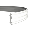 Corniche flexible en polyuréthane — 200 × 50 × 50 mm (réf. ARK-COR057)