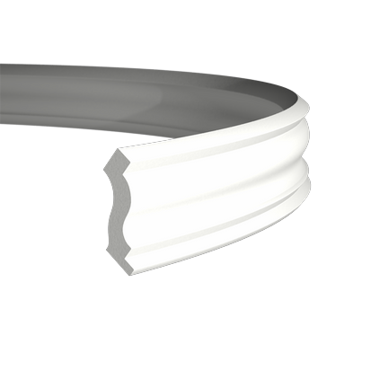 Corniche flexible en polyuréthane — 200 × 50 × 50 mm (réf. ARK-COR057)