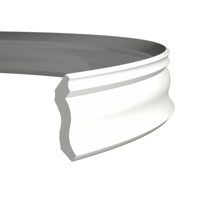 Corniche flexible en polyuréthane — 200 × 63 × 60 mm (réf. ARK-COR060)