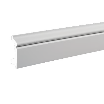 Plinthe décorative en polyuréthane — hauteur 80 mm (réf. ARK-PLI031)