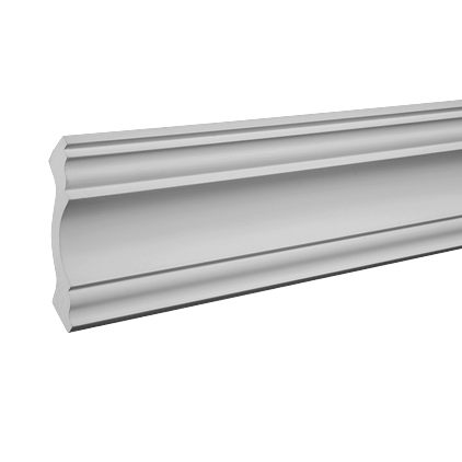 Corniche de plafond décorative en polymère — 200 × 80 × 84 mm (réf. ARK-COR032)