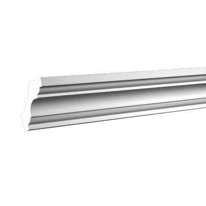 Corniche de plafond décorative en polymère — 200 × 46 × 49 mm (réf. ARK-COR024)