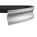 Corniche flexible en polyuréthane — 200 × 105 × 156 mm (réf. ARK-COR124)