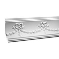 Corniche de plafond décorative en polyuréthane — 200 × 122 × 143 mm (réf. ARK-COR339)