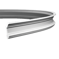 Corniche flexible en polyuréthane — 200 × 50 × 100 mm (réf. ARK-COR101)