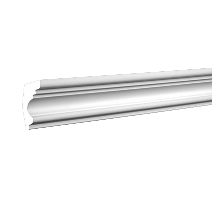 Corniche de plafond décorative en polyuréthane — 200 × 50 × 100 mm (réf. ARK-COR314)