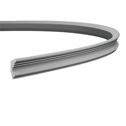 Corniche flexible en polyuréthane — 200 × 40 × 50 mm (réf. ARK-COR068)
