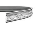 Corniche flexible en polyuréthane — 200 × 57 × 115 mm (réf. ARK-COR115)
