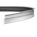 Corniche flexible en polyuréthane — 200 × 47 × 90 mm (réf. ARK-COR072)