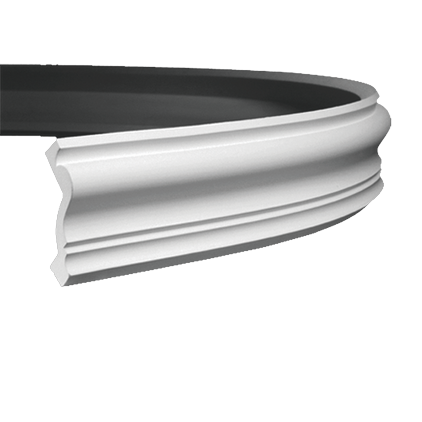 Corniche flexible en polyuréthane — 200 × 75 × 86 mm (réf. ARK-COR083)