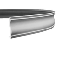 Corniche flexible en polyuréthane — 200 × 135 × 60 mm (réf. ARK-COR107)