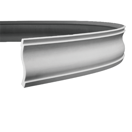 Corniche flexible en polyuréthane — 200 × 135 × 60 mm (réf. ARK-COR107)