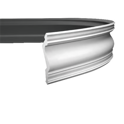 Corniche flexible en polyuréthane — 200 × 194 × 150 mm (réf. ARK-COR131)