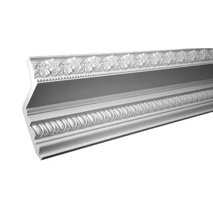 Corniche de plafond décorative en polyuréthane — 200 × 183 × 190 mm (réf. ARK-COR360)