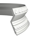 Corniche flexible en polyuréthane — 200 × 183 × 190 mm (réf. ARK-COR134)
