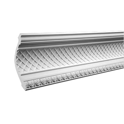Corniche de plafond décorative en polyuréthane — 200 × 156 × 161 mm (réf. ARK-COR345)