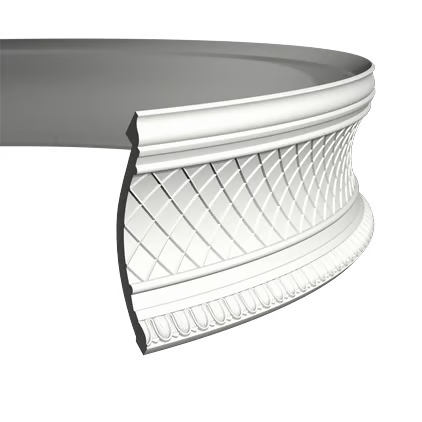 Corniche flexible en polyuréthane — 200 × 156 × 161 mm (réf. ARK-COR127)