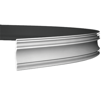 Corniche flexible en polyuréthane — 200 × 98 × 98 mm (réf. ARK-COR098)