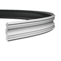 Corniche flexible en polyuréthane — 200 × 70 × 70 mm (réf. ARK-COR076)