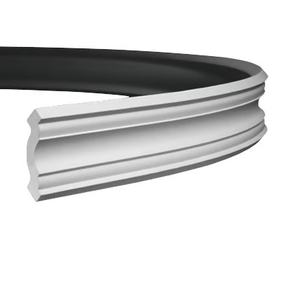 Corniche flexible en polyuréthane — 200 × 70 × 70 mm (réf. ARK-COR076)
