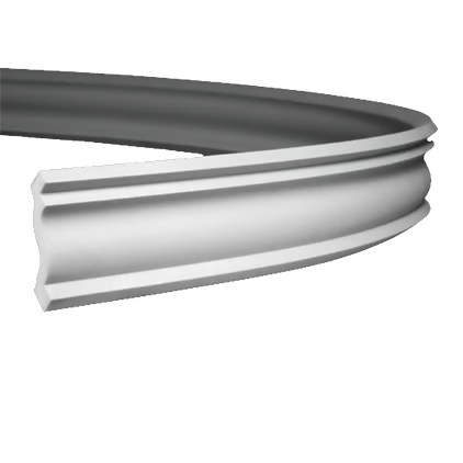 Corniche flexible en polyuréthane — 200 × 70 × 73 mm (réf. ARK-COR081)