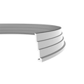 Corniche flexible en polyuréthane — 200 × 264 × 90 mm (réf. ARK-COR135)