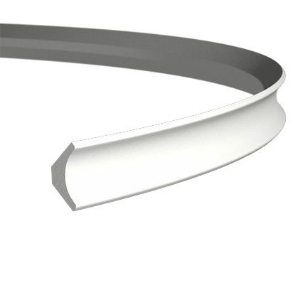 Corniche flexible en polyuréthane — 200 × 23 × 23 mm (réf. ARK-COR047)